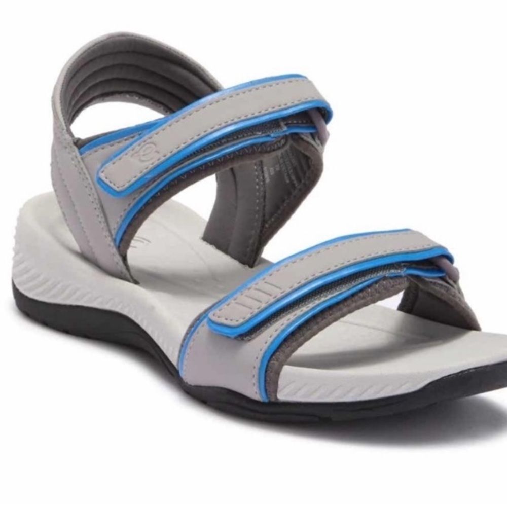 New Easy Spirit Nami 3 gray/blue sports sandals size 9